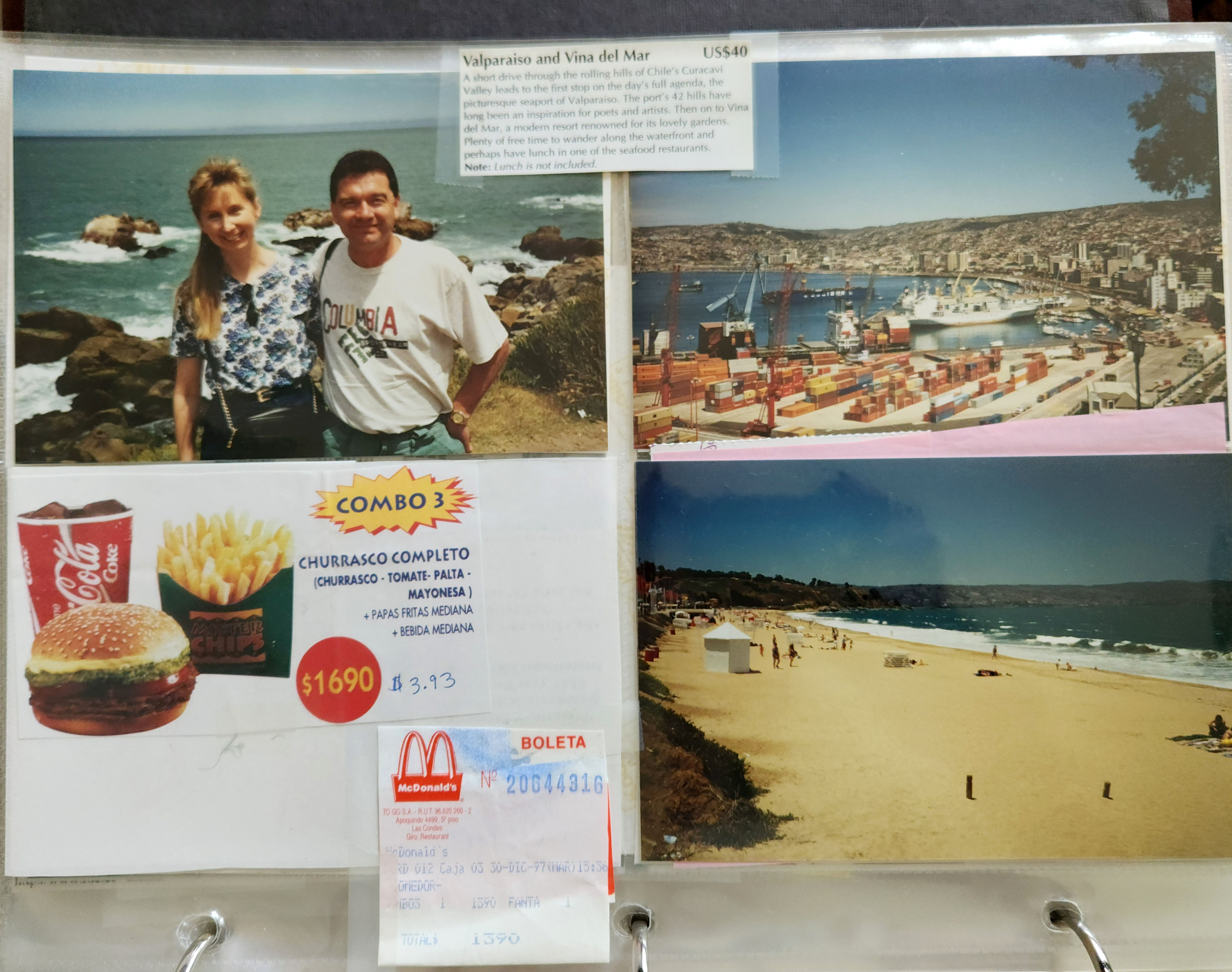 1997/1998 Suzanna Travels to South America