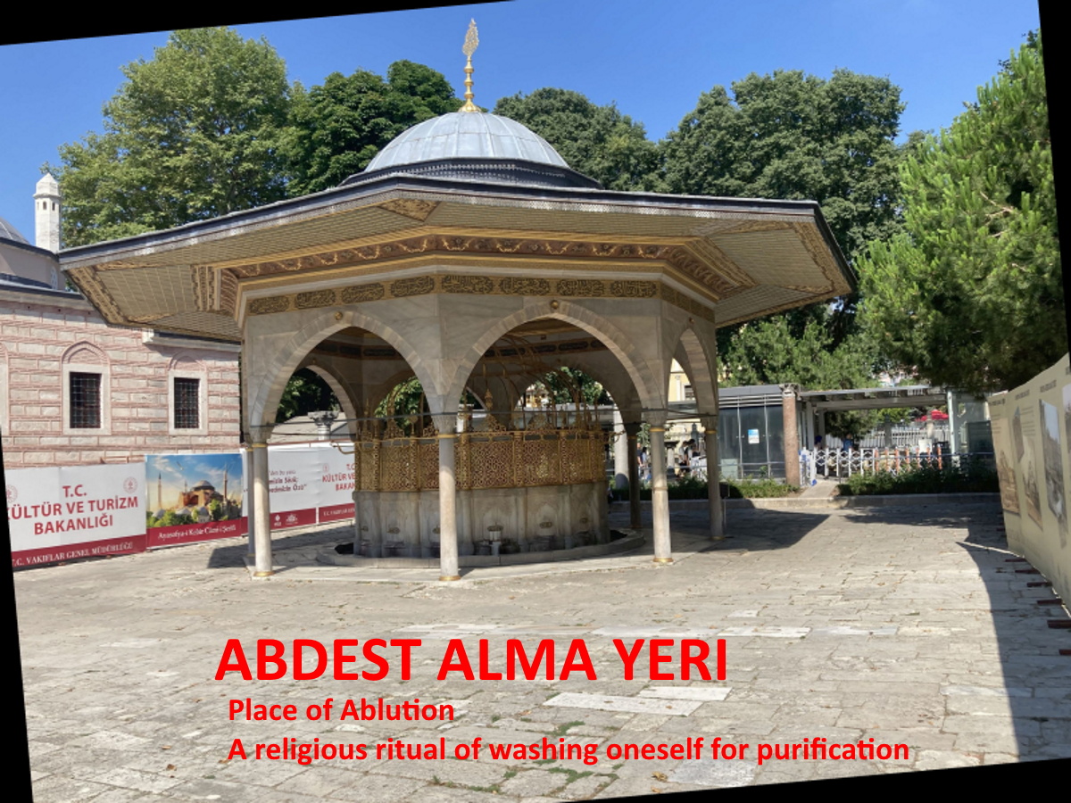 Ablusion Istanbul Turkey