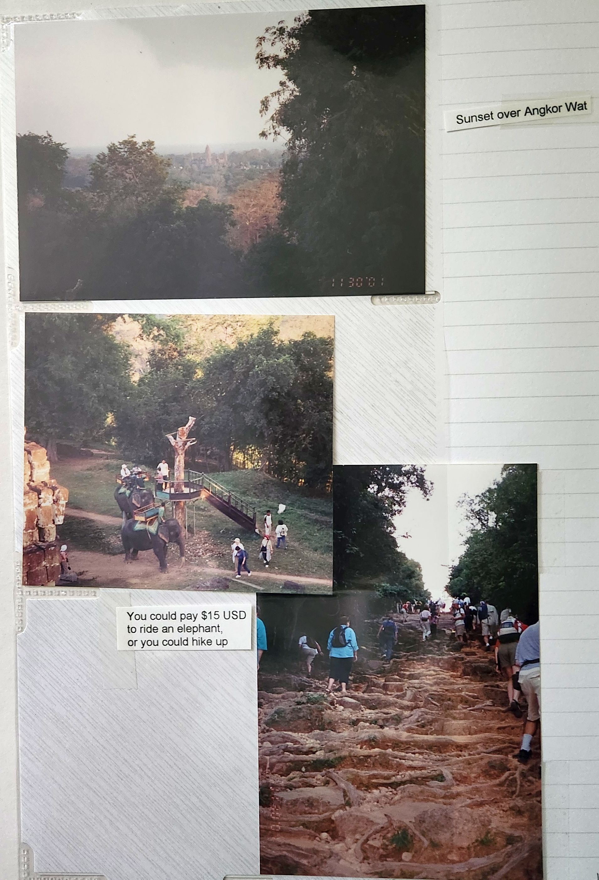 2001 Suzanna Travels to Vietnam and Cambodia